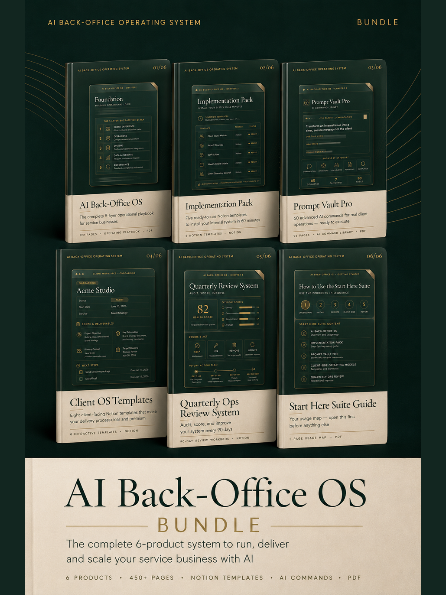 AI Back-Office OS — Full Suite Bundle